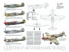 Curtiss P-40 Warhawk Data Poster