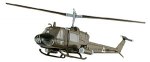 UH-1C Huey 1/100 Die Cast Model