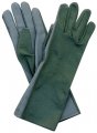 Nomex Flight Gloves - Green - Extented Length