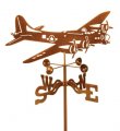 B-17 Flying Fortress Weathervane - Roof Mount
