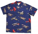 WW I Fighter Aircraft - 100% Rayon - Navy